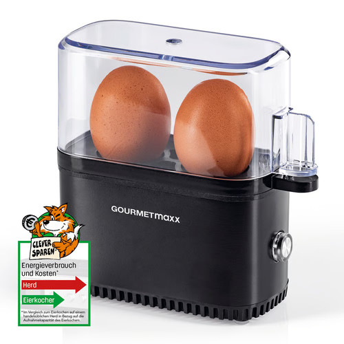 Gourmetmaxx eierkocher schwarz - eierkocher,