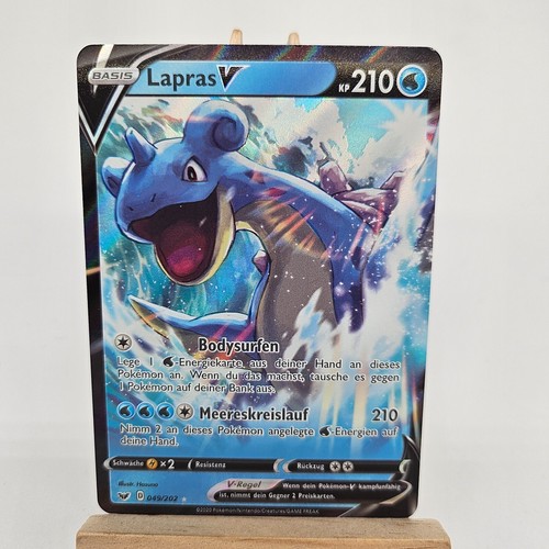 Pokemon karte lapras v - pokemon,