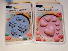 2 Relief  Silikon Fondant Form Kuchen Dekor Bordüre Zucker Paste DIY Formen