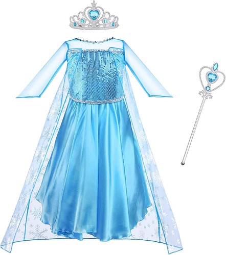 Elsa kleid mädchen prinzessin - elsa,