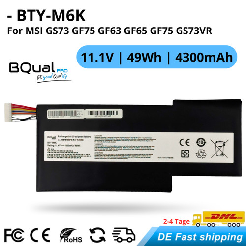 Akku bty m6k - für, msi
