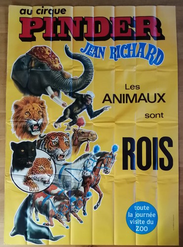 Pinder original zirkus poster - original,