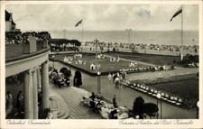 Ak Ostseebad Travemünde Lübeck, Ostseebad  Terrasse, Garten, Stadt... - 4854887