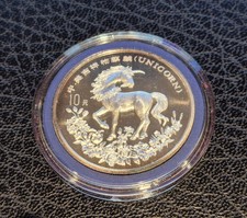 Silbermünze China 10 Yuan