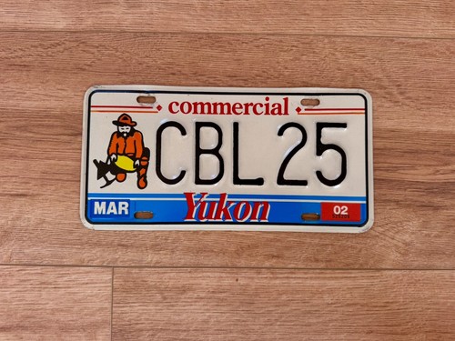 Original yukon nummernschild - original,