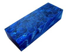 Messergriffblock Acryl blau