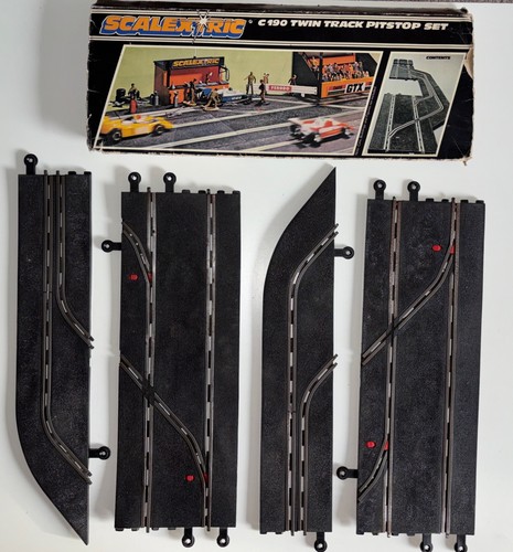 Vintage scalextric c190 pit - scalextric,