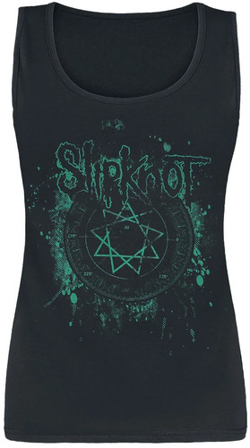 Slipknot top damen - smoke, star