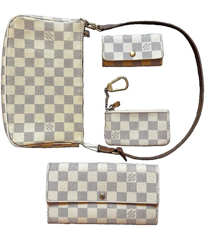Louis vuitton damier azur - louis, set
