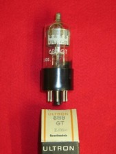 6B8GT ULTRON NOS NEU Röhre geprüft Tube 6B8 GT NEW Valvula Valve Valvola Test