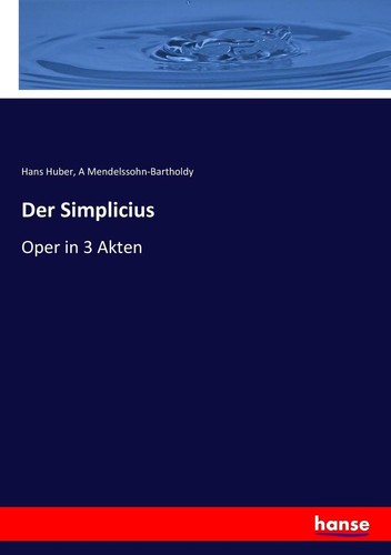 Der simplicius hans huber - der,