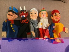 1970er Jahre 5 Handpuppen