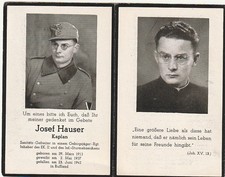 STERBEBILD---KAPLAN-GEBIRGSJÄGER--EK-INF. STURMABZEICHEN-RUßLAND 1942