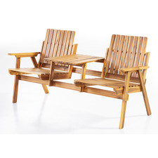 2-Sitzer Gartenbank mit