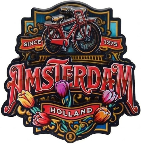 Souvenir magnet amsterdam - magnet,