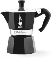 Bialetti Espressokocher 130 ml 3 Tassen Schwarz