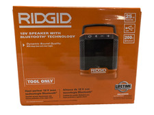 Ridgid 18v bluetooth speaker - bluetooth,