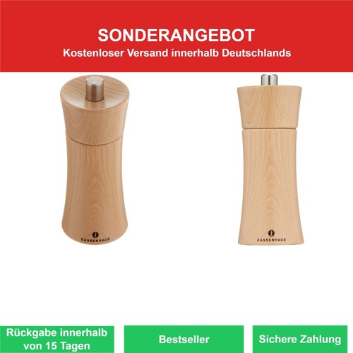 Zassenhaus pfeffermühle - zassenhaus,