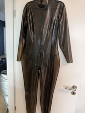 Latex Catsuit Gr. XL Smoky-black