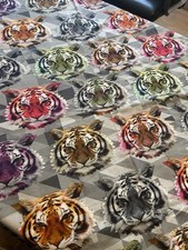 Jersey "Tiger" Stoff Reststück 1,00x1,50