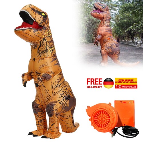 Aufblasbares kostüm dino - aufblasbares,