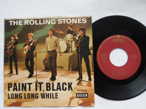 Rolling stones paint - stones, it,black