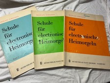 Schule für electronische Heimorgeln - Band 1 bis 3- Notenheft Wolfgang Schneider