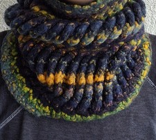 Loopschal, Schlauchschal, selbst gestrickt, Tolles Accessoire für den Herbst