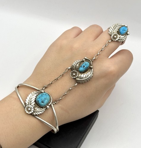 Navajo sterling silber armband - silber,