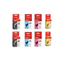 8x Original Canon Tinten