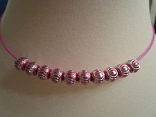 Collier halsreif pink - collier,