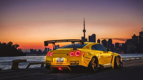 Gelb gtr sonnenuntergang - gtr,
