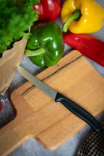 Victorinox Tomaten und Tafelmesser, 11 cm, Wellenschliff, schwarz, Swiss Classic