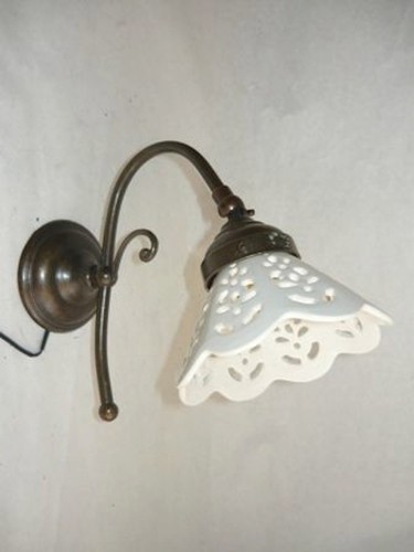 Appliken wandlampe aus - wandlampe, messing