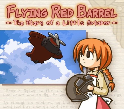 Flying red barrel - red,