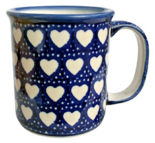 Becher gerade 220 ml Dekor Herzen - II Wahl - 