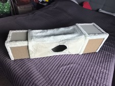 Katzen Tunnelzwei Würfel mit kratz Funktion  kaum  Gebraucht  sehr gut Zustand