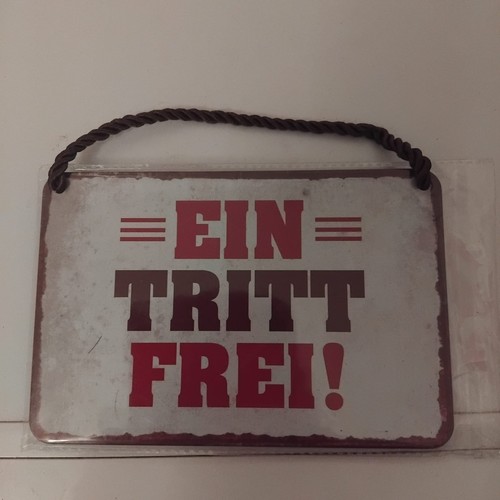 Blechschild spruch deko - blechschild–, –