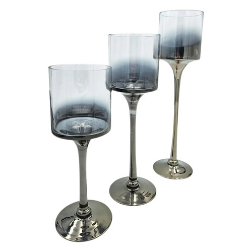 Kerzenleuchter aus glas - aus, 3er