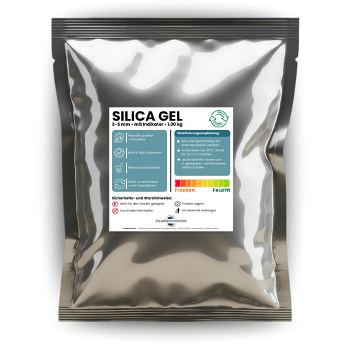 Silica gel 5mm orange - 3–5mm,