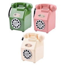 Vintage Telefon Spardose, dekorativer Geldhalter für Zuhause und Büro