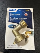 Camco - 90 Grad Messing Schlauchbogen Mit Easy Grip 22505 *NEW*