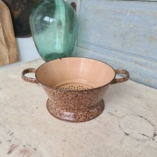 B9085 Emaille Sieb mit Griffen
