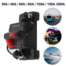 30-200A Sicherung Automat Automatik Schalter 12V 48V Auto KFZ LKW Leitungsschutz
