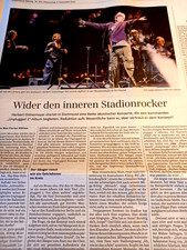 HERBERT GRÖNEMEYER STARTET IN DORTMUND AKUSTISCHE KONZERTE   v. '25 (!