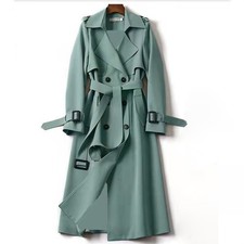 Damen Trenchcoat Cardigan