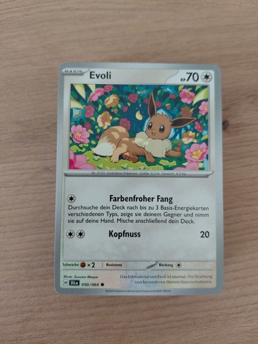 Pokémon karte evoli - pokémon,