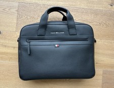 Tommy Hilfiger Laptoptasche in Leder-Optik in black Neu!