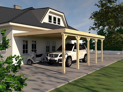 Anlehncarport carport harz - anlehncarport,