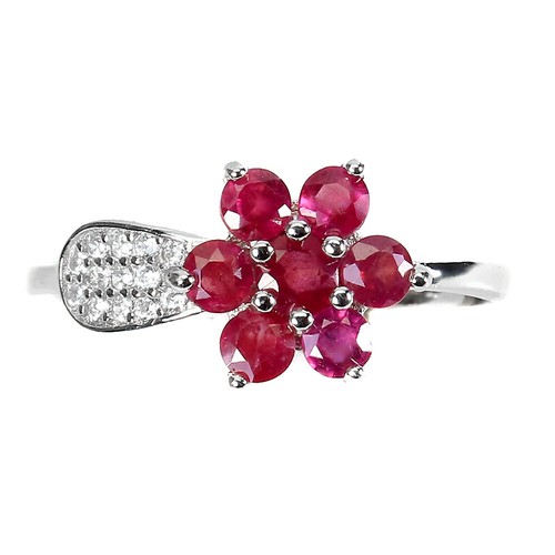 925 sterlingsilber ring rund - 925,